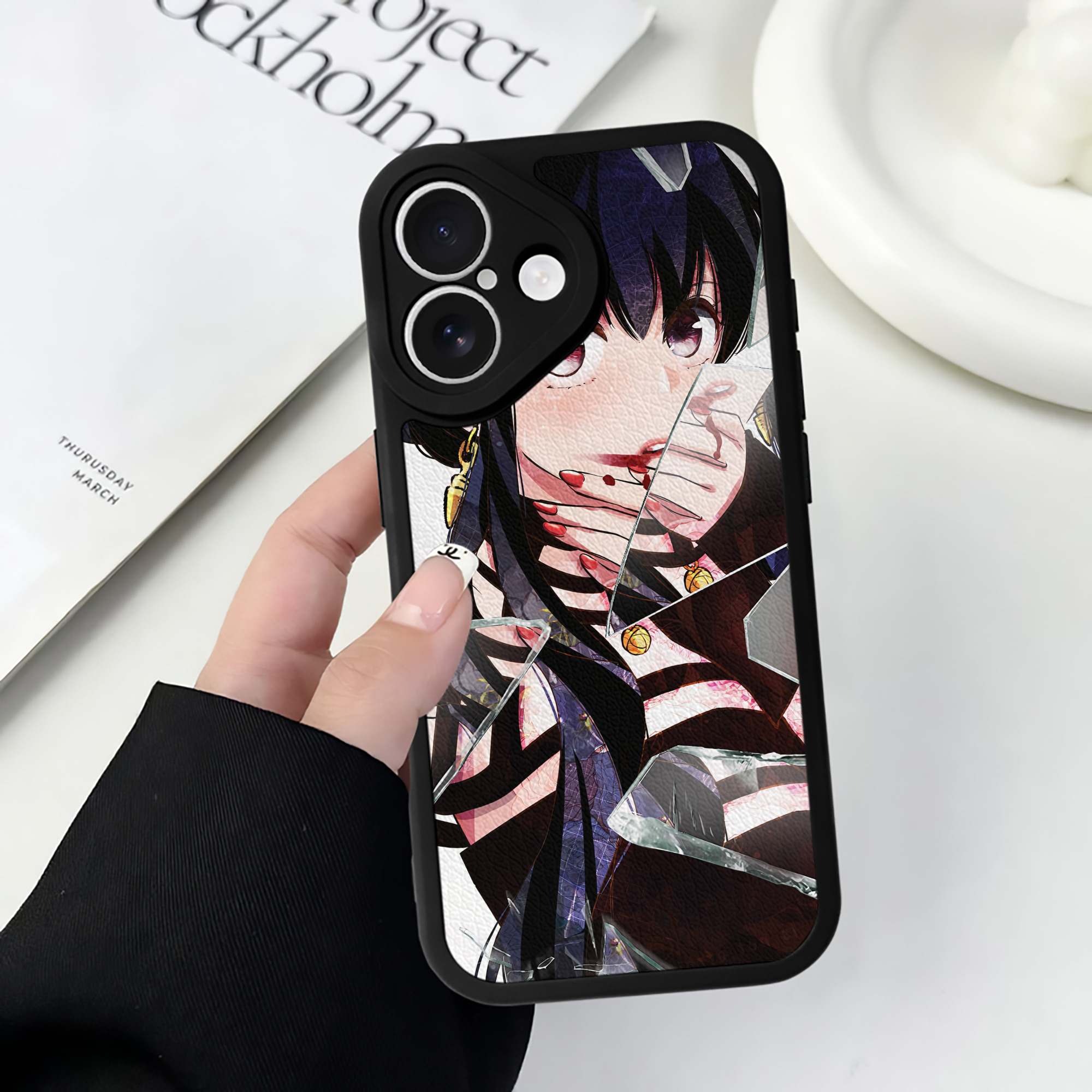 （画像用） SPY×FAMILY间谍家家酒 【iPhone 16シリーズ対応】シリコンスマホケース（レザー調） 材質：シリコン